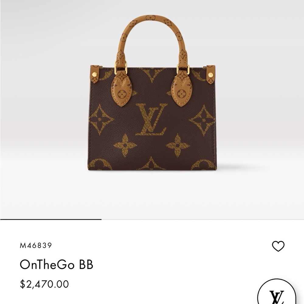 Louis Vuitton “On the Go” tote bag